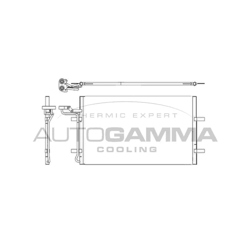 Condenseur, climatisation AUTOGAMMA 105199