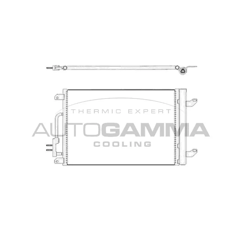 Condenseur, climatisation AUTOGAMMA 105202
