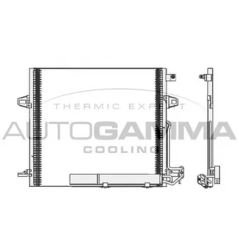 Condenseur, climatisation AUTOGAMMA 105203