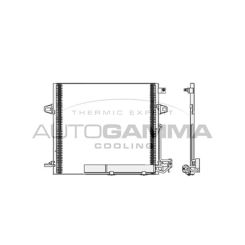 Condenseur, climatisation AUTOGAMMA 105203