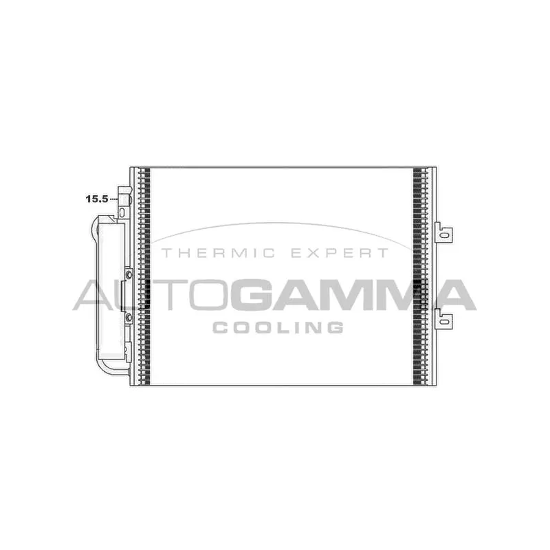 Condenseur, climatisation AUTOGAMMA 105205