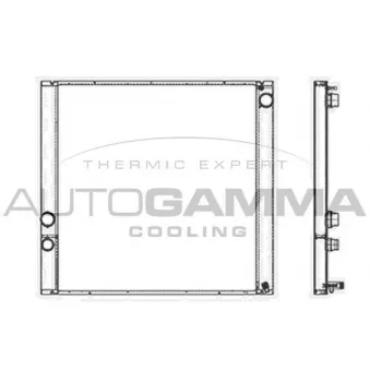 Radiateur, refroidissement du moteur AUTOGAMMA 105214