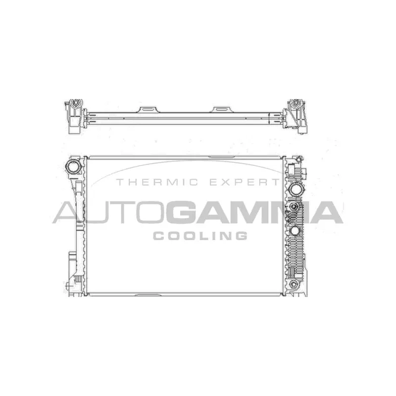Radiateur, refroidissement du moteur AUTOGAMMA 105215