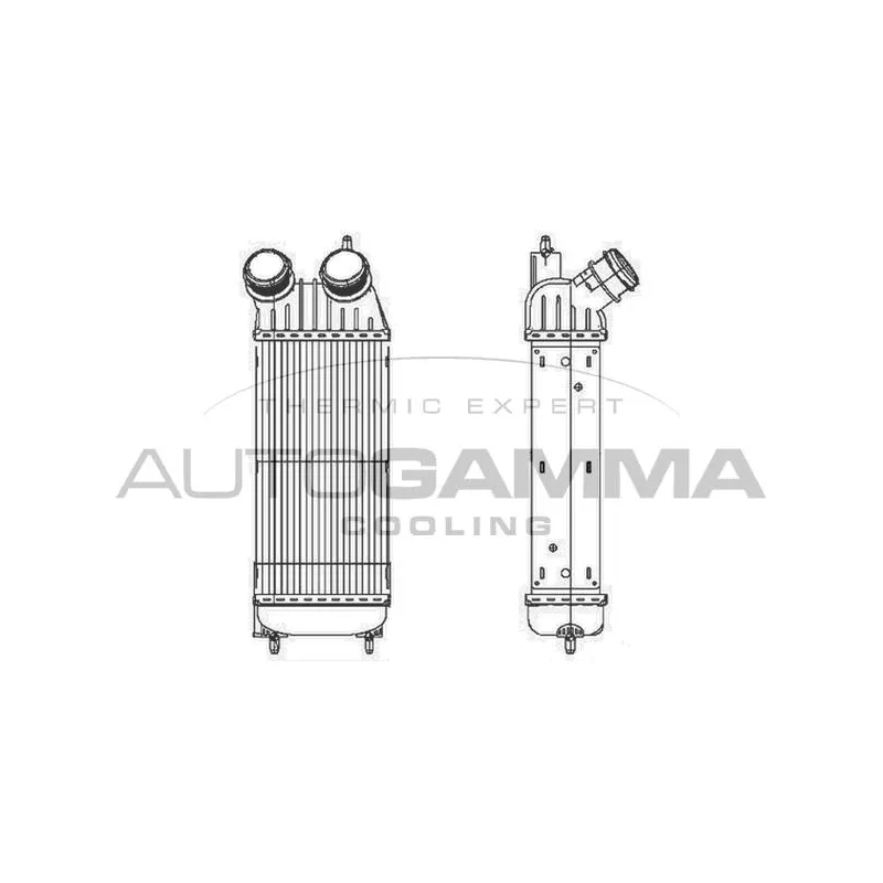 Intercooler, échangeur AUTOGAMMA 105222