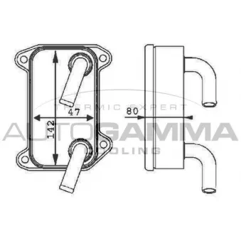 Radiateur d'huile AUTOGAMMA 105229