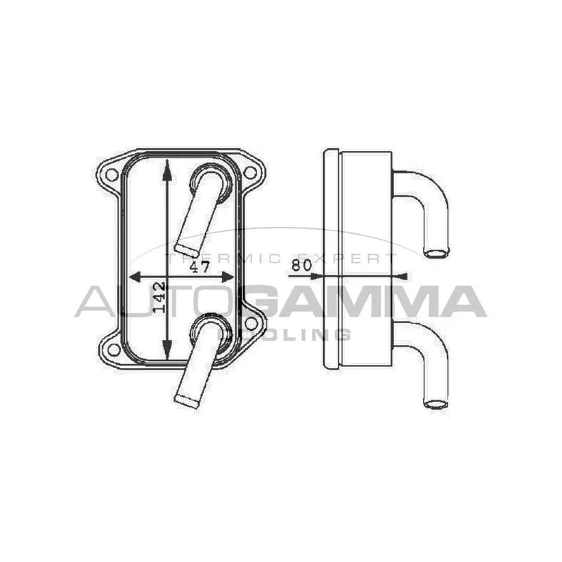 Radiateur d'huile AUTOGAMMA 105229