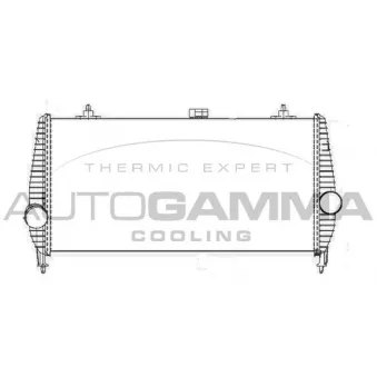 Intercooler, échangeur AUTOGAMMA 105238