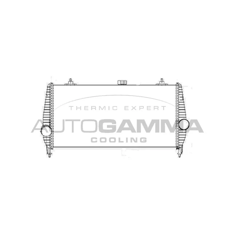 Intercooler, échangeur AUTOGAMMA 105238