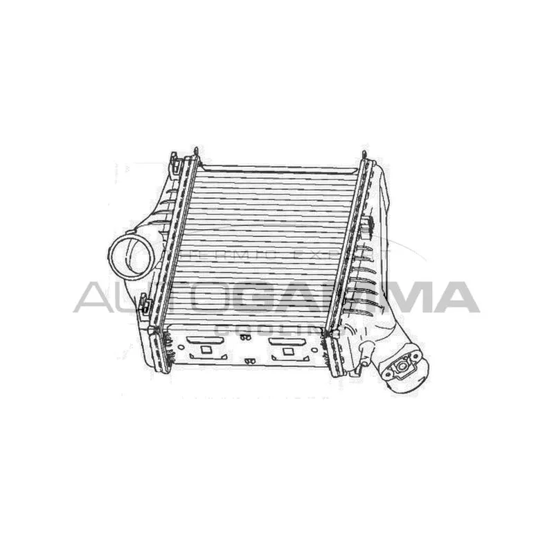 Intercooler, échangeur AUTOGAMMA 105241