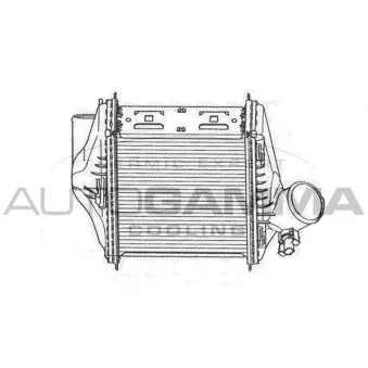 Intercooler, échangeur AUTOGAMMA 105242
