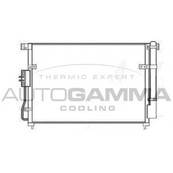 Condenseur, climatisation AUTOGAMMA 105245