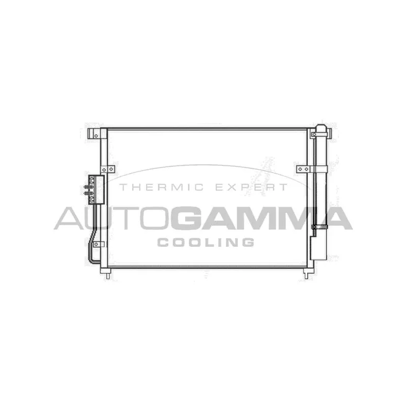 Condenseur, climatisation AUTOGAMMA 105245
