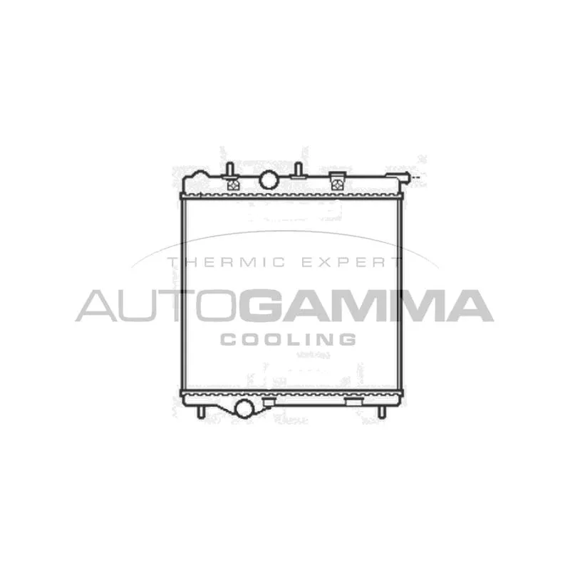 Radiateur, refroidissement du moteur AUTOGAMMA 105248
