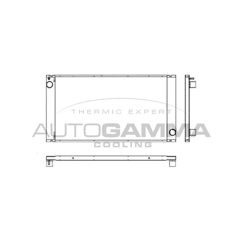 Radiateur, refroidissement du moteur AUTOGAMMA 105249