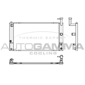Radiateur, refroidissement du moteur AUTOGAMMA 105250