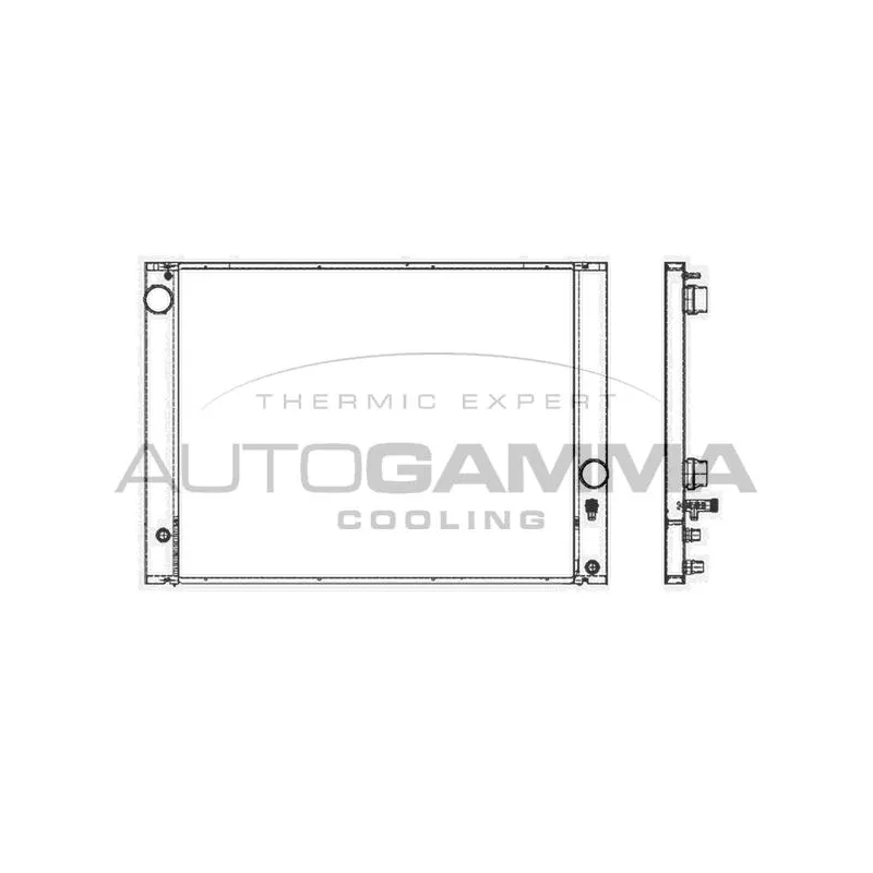 Radiateur, refroidissement du moteur AUTOGAMMA 105251