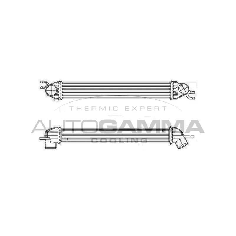 Intercooler, échangeur AUTOGAMMA 105252