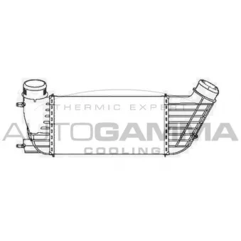 Intercooler, échangeur AUTOGAMMA 105253