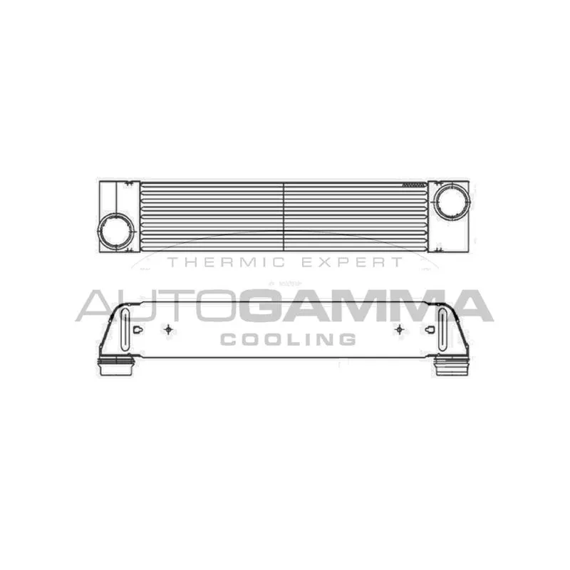 Intercooler, échangeur AUTOGAMMA 105254