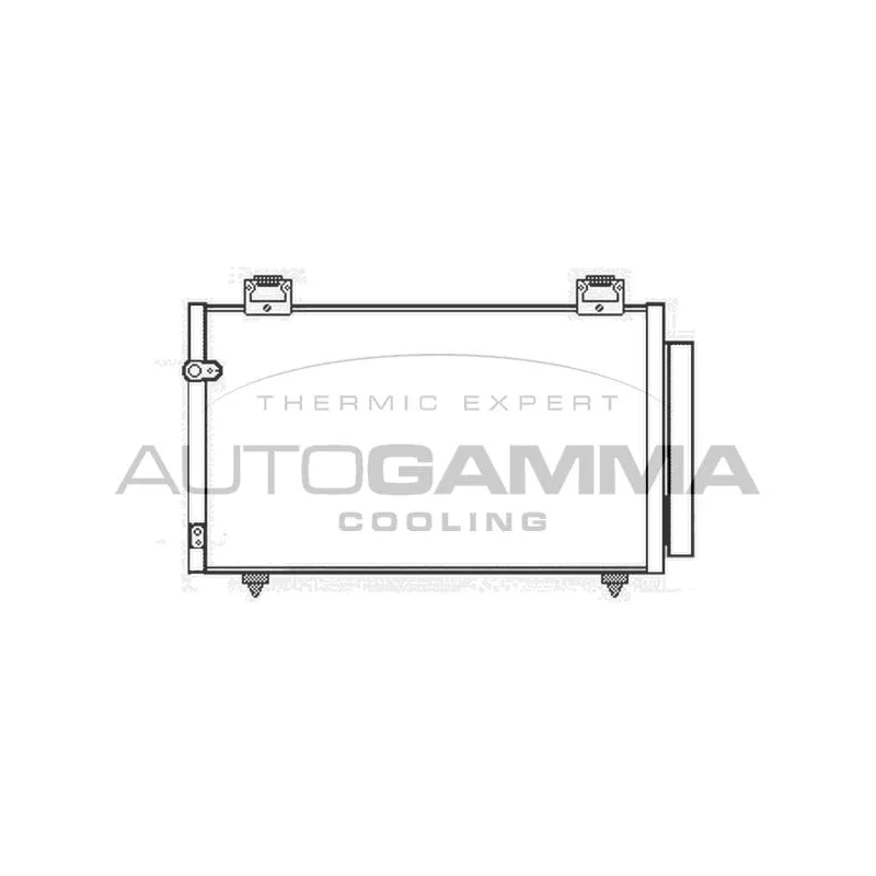 Condenseur, climatisation AUTOGAMMA 105256