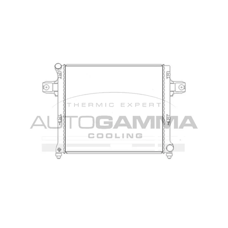 Radiateur, refroidissement du moteur AUTOGAMMA 105259