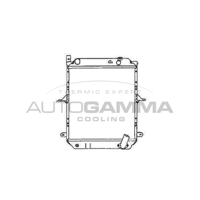 Radiateur, refroidissement du moteur AUTOGAMMA 105287