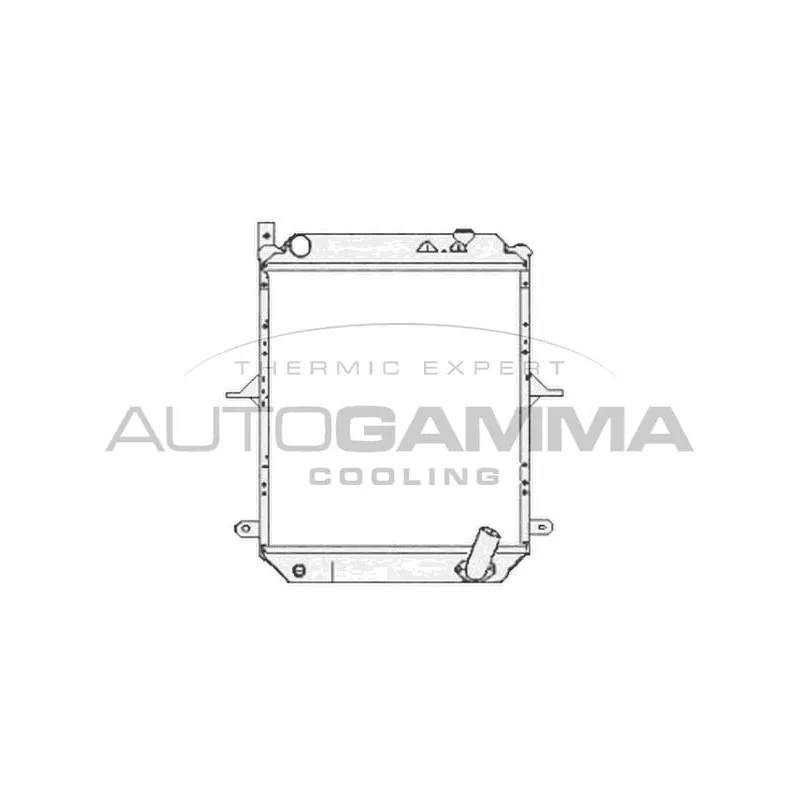 Radiateur, refroidissement du moteur AUTOGAMMA 105289