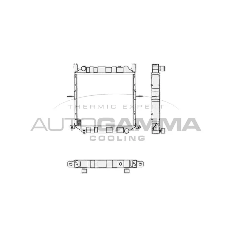 Radiateur, refroidissement du moteur AUTOGAMMA 105290