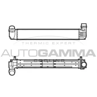 Intercooler, échangeur AUTOGAMMA 105292