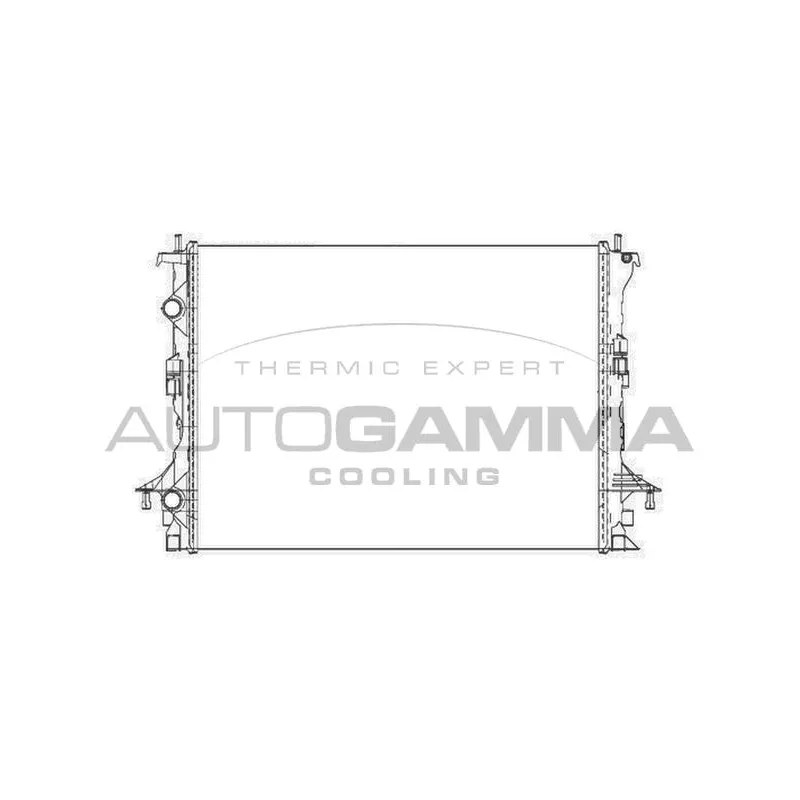 Radiateur, refroidissement du moteur AUTOGAMMA 105306