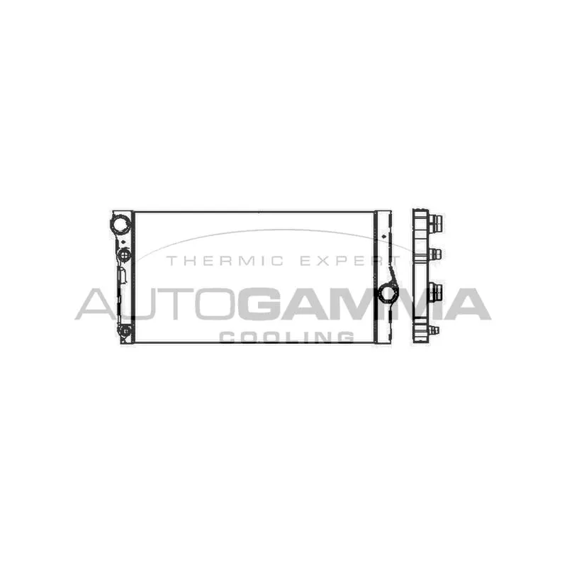 Radiateur, refroidissement du moteur AUTOGAMMA 105309