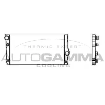 Radiateur, refroidissement du moteur AUTOGAMMA 105311