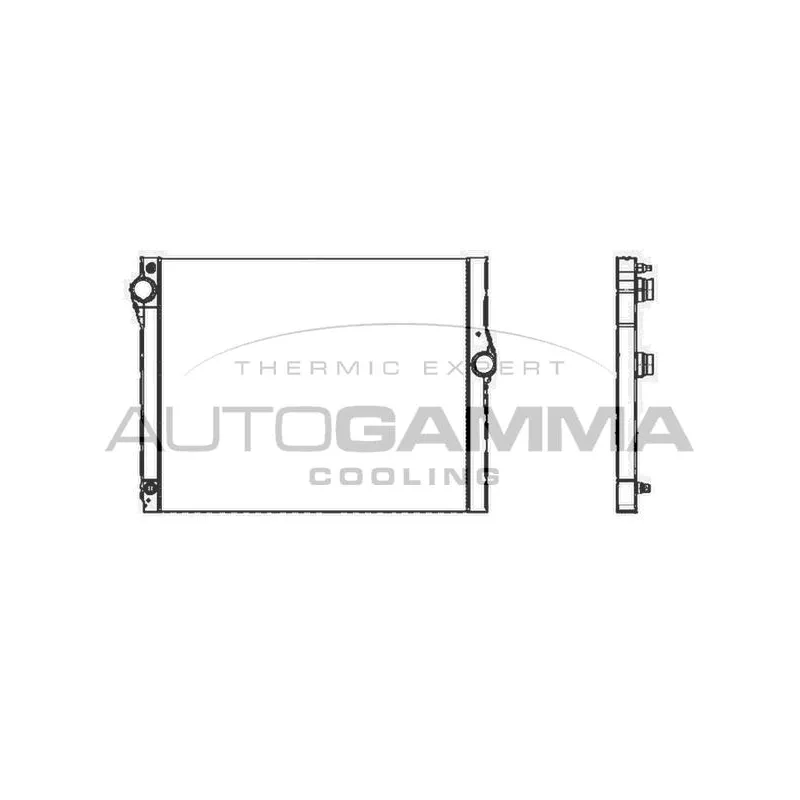 Radiateur, refroidissement du moteur AUTOGAMMA 105312