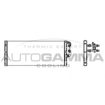 Radiateur, refroidissement du moteur AUTOGAMMA 105313