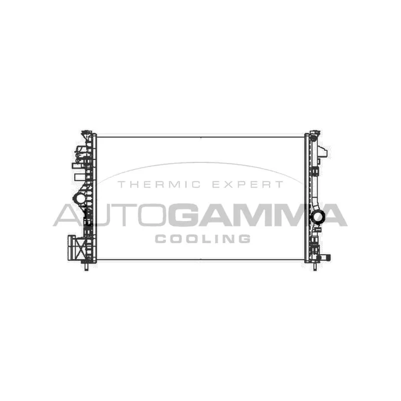 Radiateur, refroidissement du moteur AUTOGAMMA 105318