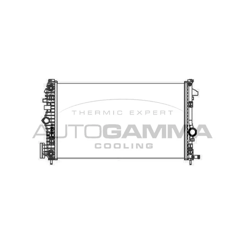 Radiateur, refroidissement du moteur AUTOGAMMA 105319