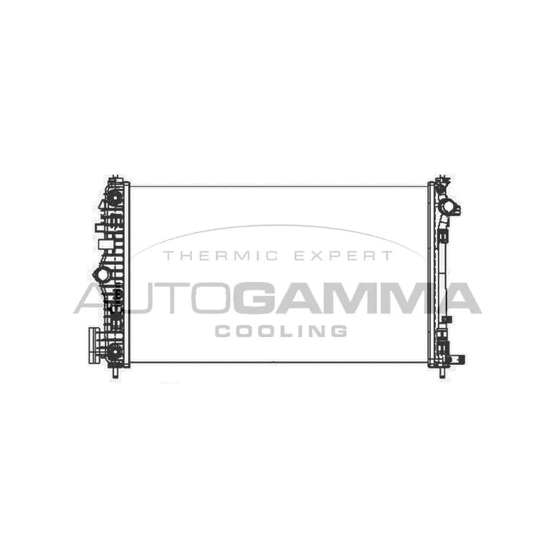 Radiateur, refroidissement du moteur AUTOGAMMA 105321