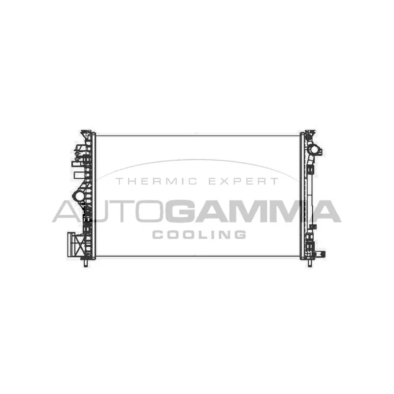 Radiateur, refroidissement du moteur AUTOGAMMA 105322