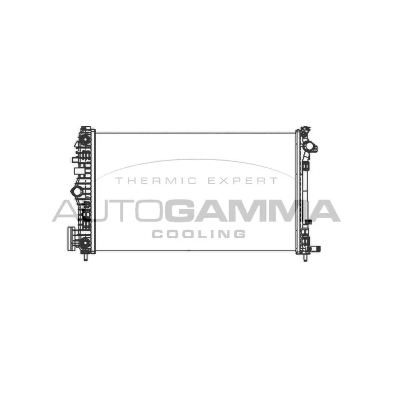 Radiateur, refroidissement du moteur AUTOGAMMA 105323