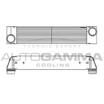 Intercooler, échangeur AUTOGAMMA 105330