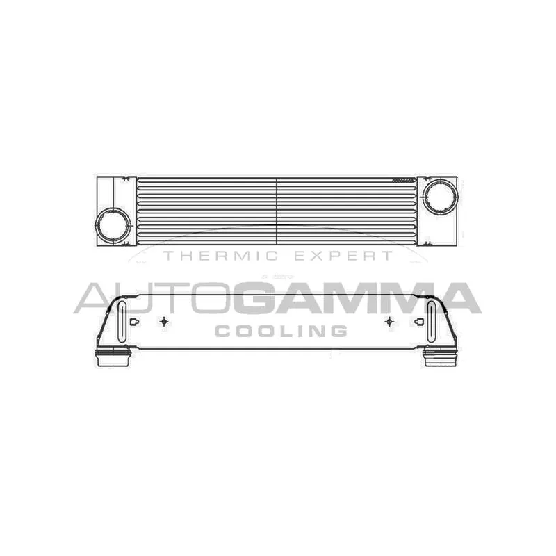 Intercooler, échangeur AUTOGAMMA 105330