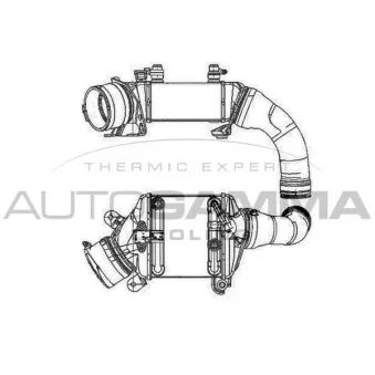 Intercooler, échangeur AUTOGAMMA 105334