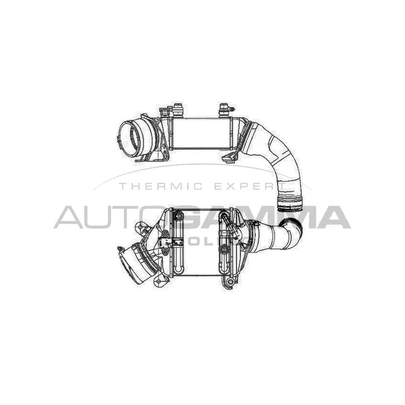 Intercooler, échangeur AUTOGAMMA 105334