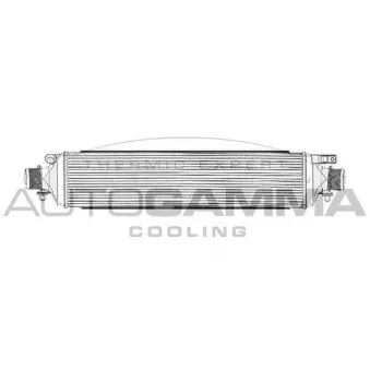 Intercooler, échangeur AUTOGAMMA 105336