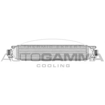 Intercooler, échangeur AUTOGAMMA 105337