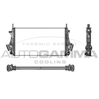 Intercooler, échangeur AUTOGAMMA