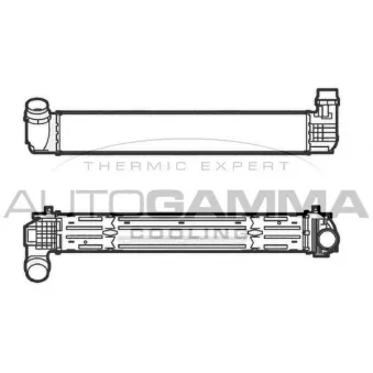 Intercooler, échangeur AUTOGAMMA 105339