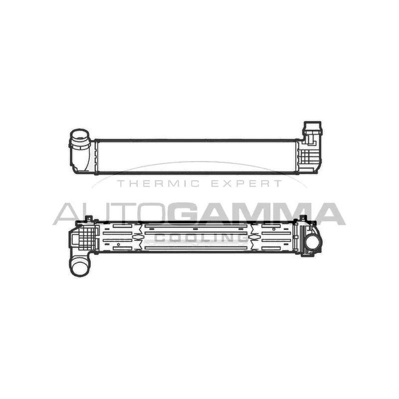 Intercooler, échangeur AUTOGAMMA 105339