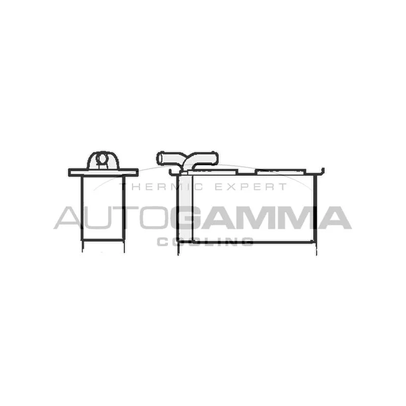 Intercooler, échangeur AUTOGAMMA 105340