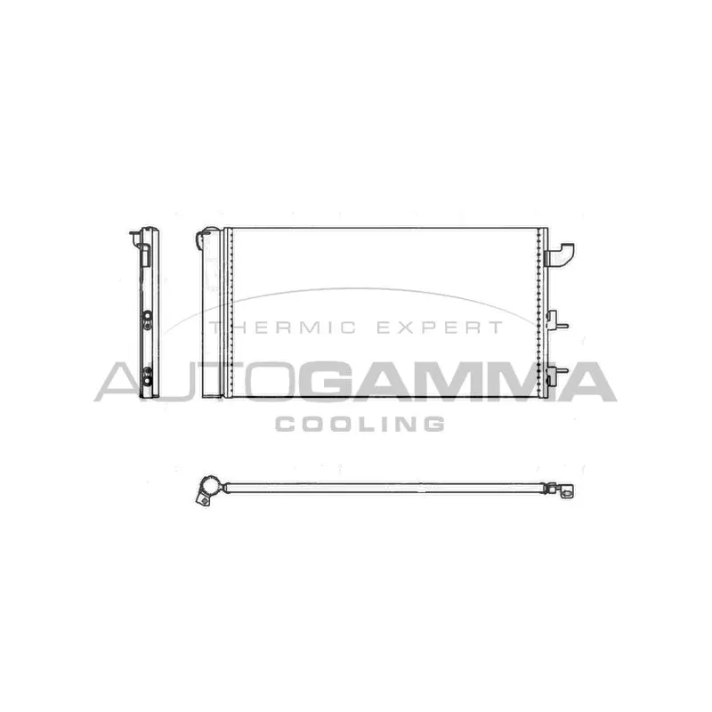 Condenseur, climatisation AUTOGAMMA 105341